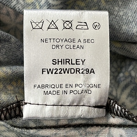 NWT La Prestic Ouiston Shirley Dress Elephant Night Multi True Wrap Sz 2 - Picture 13 of 13